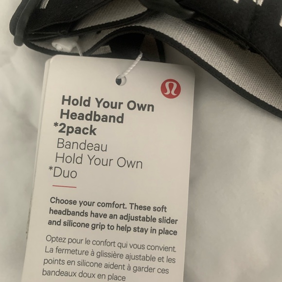 NWT Authentic Lululemon Hold Your Own Headband 2-pack - Picture 3 of 3